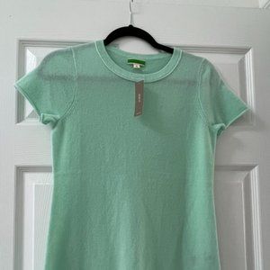 Jcrew 100% Cashmere Short Sleeve Sweater (Small)